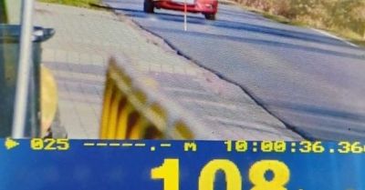 Jechał 108 km/h w terenie zabudowanym Stracił prawo jazdy